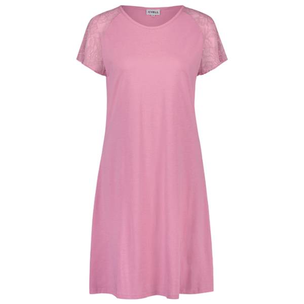 Cyell Nachthemd kort Cyell luxurious solids rouge dress roze