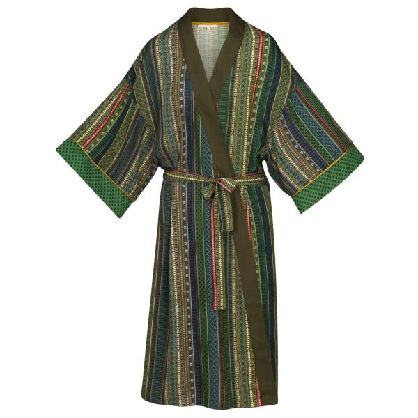 PIP Studio Duster/ochtendjas PIP Studio noelle kimono ribbon groen