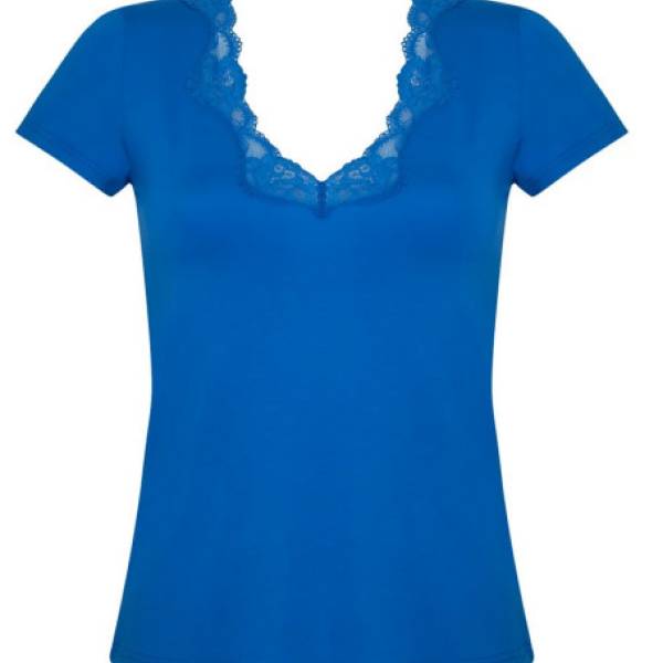 Antigel Dames nachtmode overig Antigel simply perfect  t-shirt cobalt