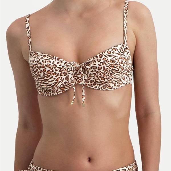 Cyell Bikini Top Cyell leopard love top bikini bruin