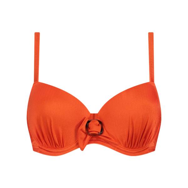 Cyell Bikini Top Cyell satin tomato bikinitop oranje