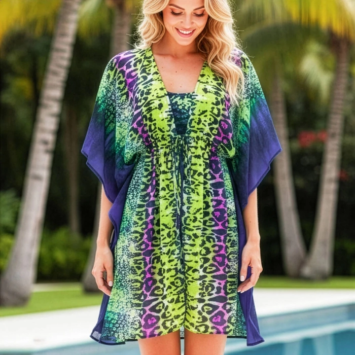 Sunflair Sunflair panter green tuniek