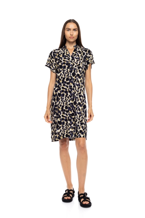 Pink Label Pink Label yellow leopard dress